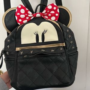 Minnie faux leather backpack
